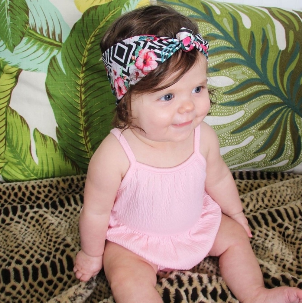 Tropical Baby Knot Headband